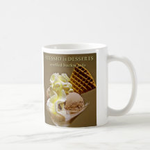 STRESSED es POSTRES deletreado al revés asalta Taza De Café