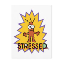 Stressed postcards