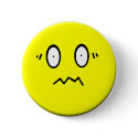 Stressed Smiley Button by SuanSKatra Stressed Smiley Button
