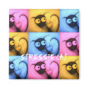 Stressie Cat Angel magnets by StressieCat Stressie Cat Angel magnets