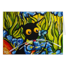 Stressie in the Irises cards