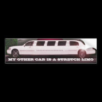 Stretch Limo bumper stickers