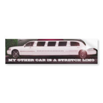 Stretch Limo Bumper Sticker