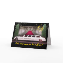 Stretch Limo V.I.P.  (customizable) Card