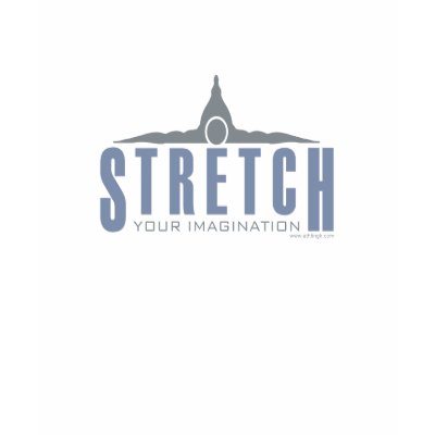 Stretch: Your Imagination (Women Lt. Blue Top) Tee Shirt by Athlingk
