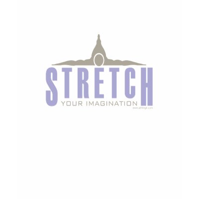 Stretch: Your Imagination (Women White Hoody) by Athlingk