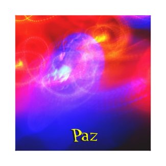 Stretched Canvas - Paz - Multicolor Stretched Canvas Prints