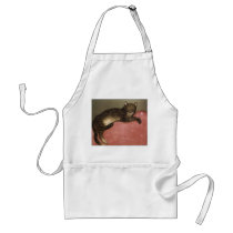 Stretched Cat on Sofa - by Theophile Steinlen Aprons
