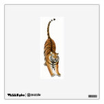 Stretching Bengal Tiger Wall Decal