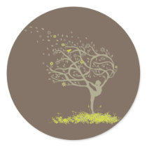 Stretching My Limbs Sticker