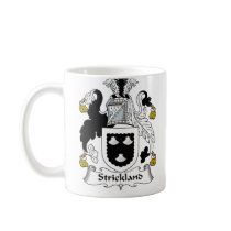 Strickland Family Crest mugs by coatsofarms Strickland Family Crest mugs