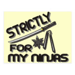 strictly for my ninjas post card