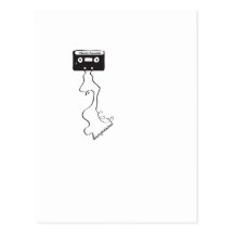 Strictly old school! postkarte
