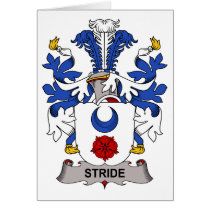 Stride Family Crest cards