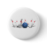 Strike!  Bowling Ball & Pins: