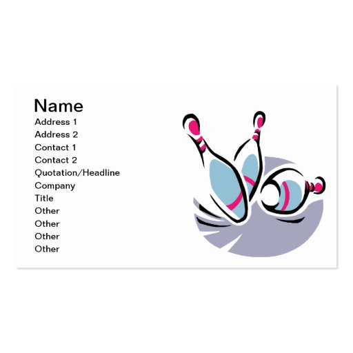 Strike Business Card Template