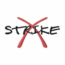Strike embroidered shirts by ZazzleEmbroidery Strike embroidered shirts