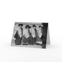 Strike of the Ladies Tailors, 1910 Greeting Card