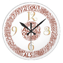 Strike Out ALS2  Round (Large) Clock wall clocks