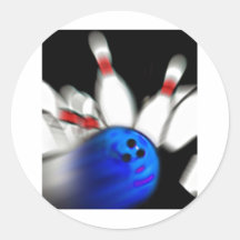 Strike!!!! Round Stickers