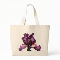 Striking Purple Iris bags