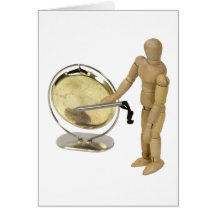 StrikingGong112809 copy Greeting Card