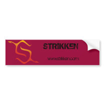 strikken bumper sticker bumper stickers by STRIKKEN strikken bumper sticker bumper stickers