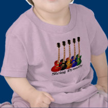 String Dynasty Electric Guitar t-shirts
