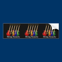 String Dynasty Electric Guitars bumper stickers