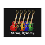 String Dynasty Electric Guitars Post Cards