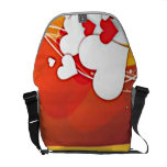 string hearts  Rickshaw Messenger Bag