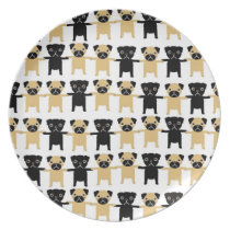 String O' Pugs plates