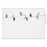 String of light's christmas card
