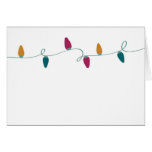 String of light's christmas card