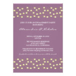 String of Lights Engagement Party Invite (lilac)