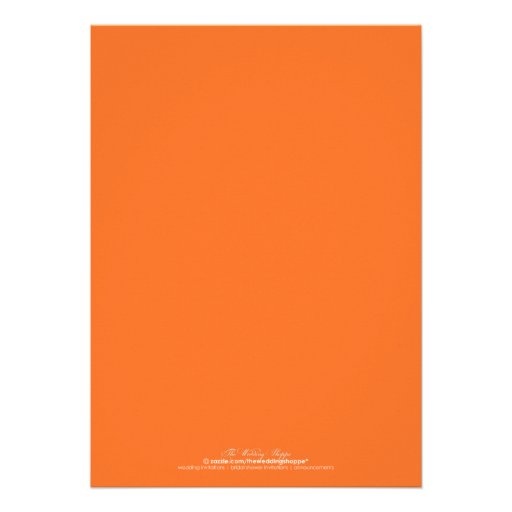 String of Lights Engagement Party Invite (orange)