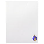 Stringed Harp Guitar Cross Instrument Customized Letterhead