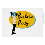 Strip Club Bachelor Party Greeting Cards