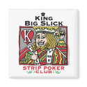 Strip_poker_king_zazzle magnets by mudgestudios Strip_poker_king_zazzle magnets