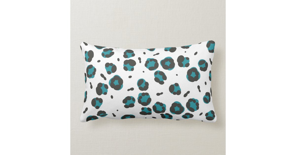 Stripe and Leopard Print Lumbar Pillow Zazzle