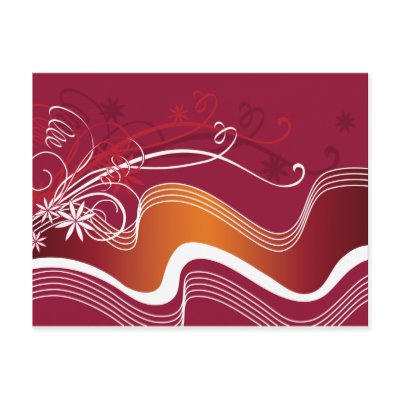 stripe card post cards by VioDeSign