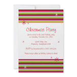 Stripe Christmas Party Invitation