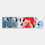 Stripe common coastal highway and cat bumper stickers