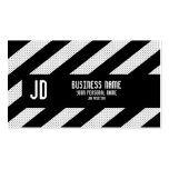Stripe Dots Modern Cool Plain Unique Business Card business cards