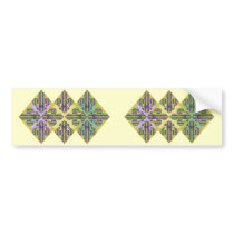 Stripe Mardi Gras Fleur de lis Bumper Stickers