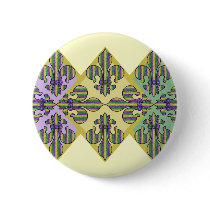 Stripe Mardi Gras Fleur de lis Pin