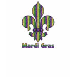 Stripe Mardi Gras Fleur de lis t-shirts