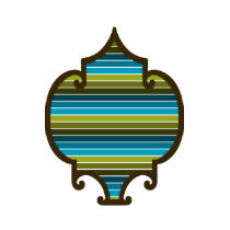 stripe medallion stamp t-shirts