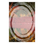 Stripe of Water Beads Stationery Paper