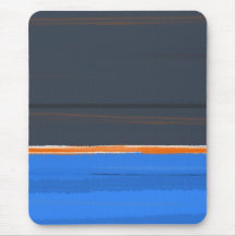 Stripe Orange Mouse Pads